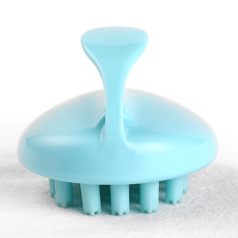 

Silicone Bristle Hair Scalp Massager Shampoo Brush Wet Dry Manual Head Massage Comb Scrubber Exfoliate Remove Dandruff C1FF