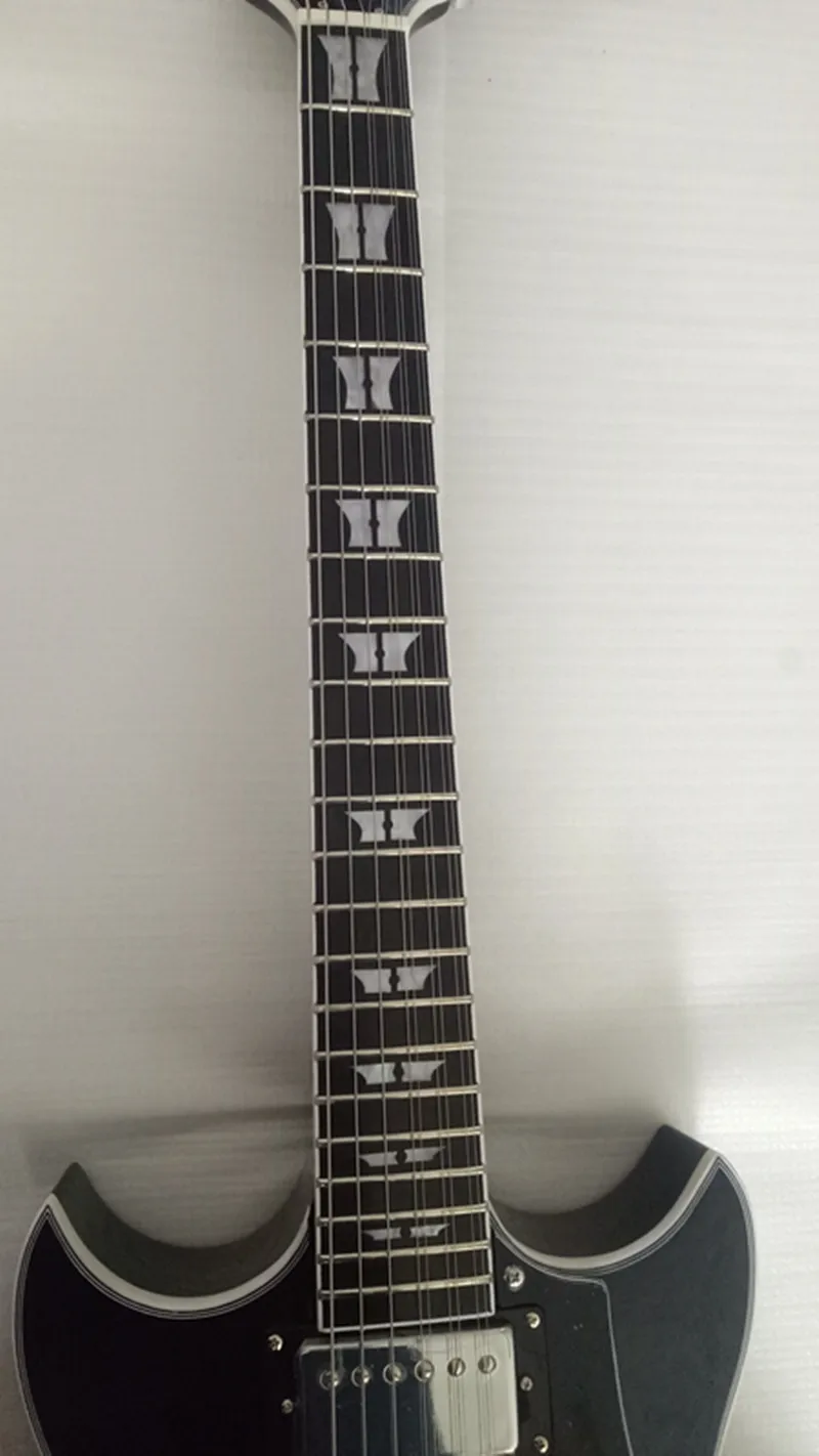 high quality 9 chord electric guitar special-shaped guitar， photo-realistic， Support for custom ， free shipping | Спорт и