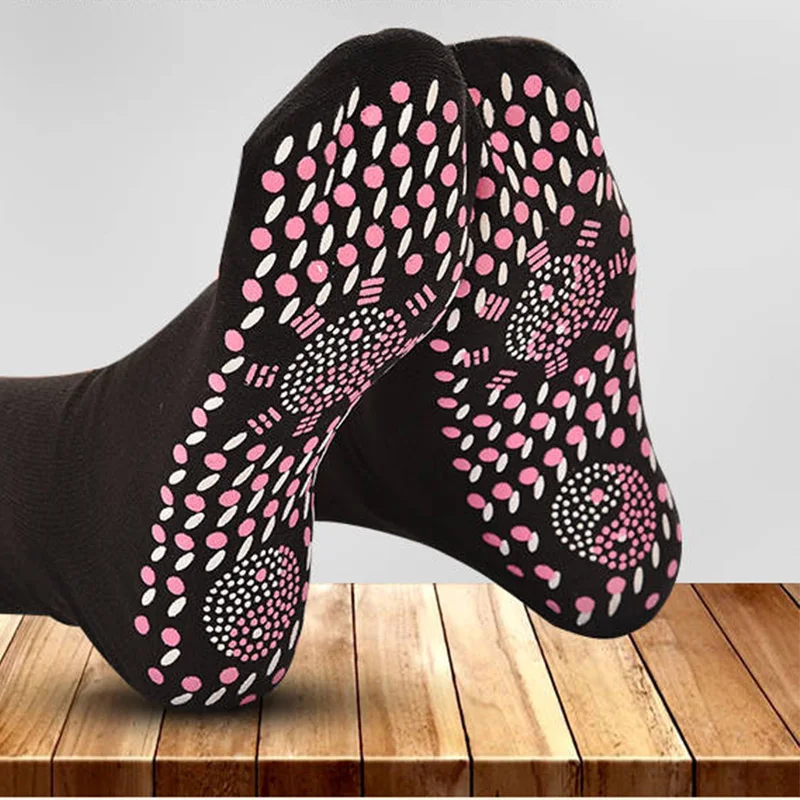 Магнитные терапевтические носки унисекс с самонагревом спортивный массажер для