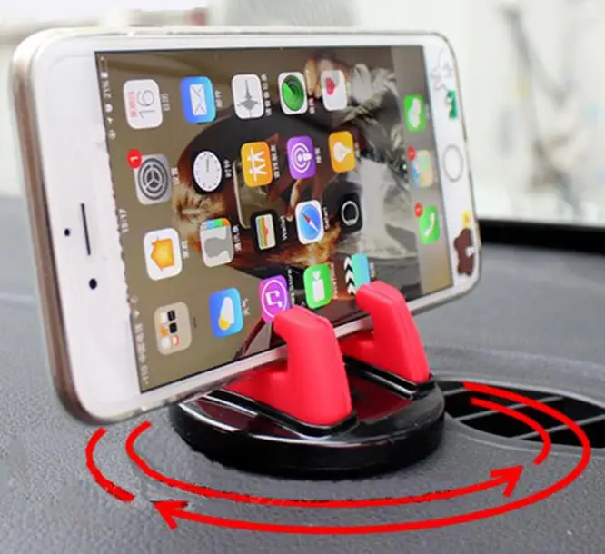 360 градусов Поворот приборной панели автомобиля сотовый телефон ABS Настольная