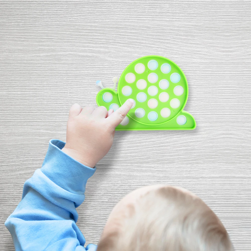 

Simple Dimple Toys Kid Fingertip Snail Sensory Bubble Relief Stress Toys Parent Child Interactive Family Party Game Toy