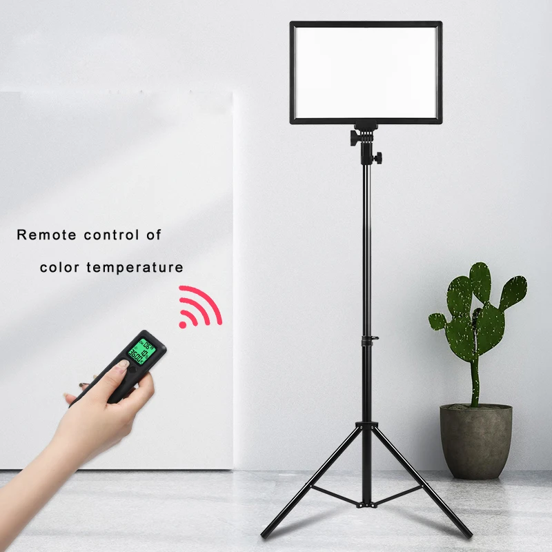 

Photo Studio LED Video Light 14inch Panel Fill Light Photography Lighting for Canon Nikon Sony DSLR Camera Photo Lamp