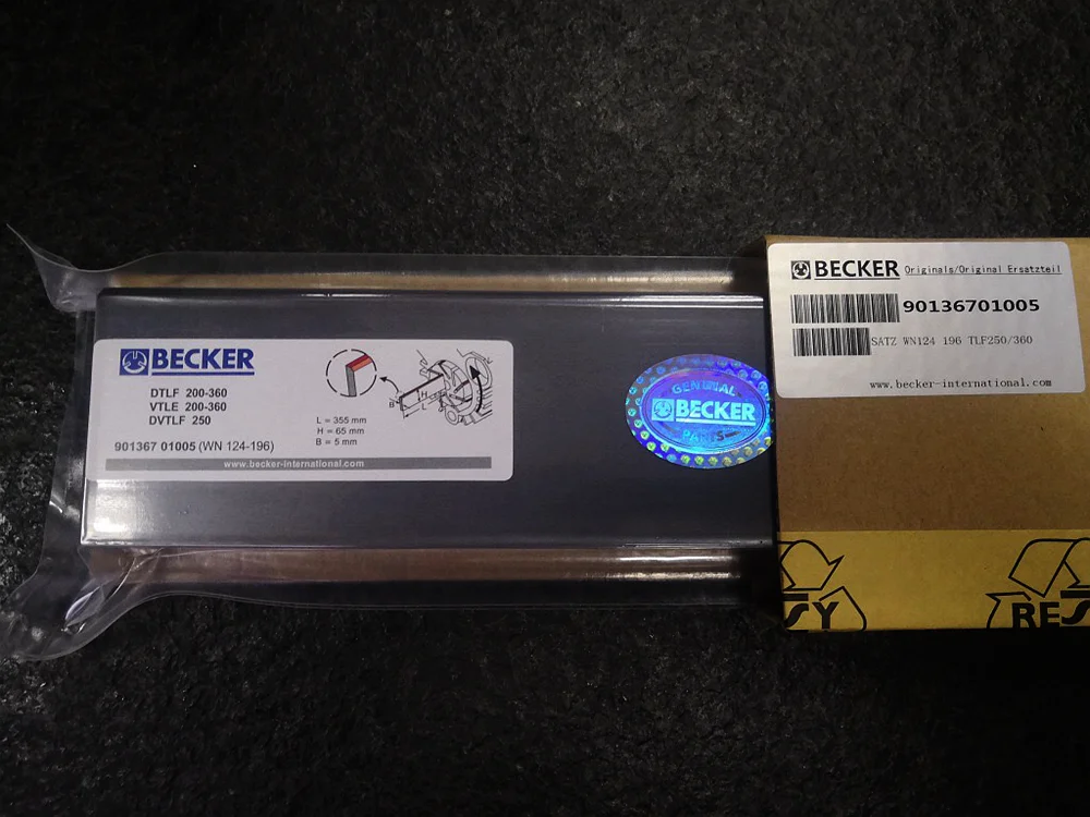 5 шт. Углеродные лопатки для замены Becker VTLF/DVLFT250 90136701005 355*65*5 мм|Запчасти насоса| |