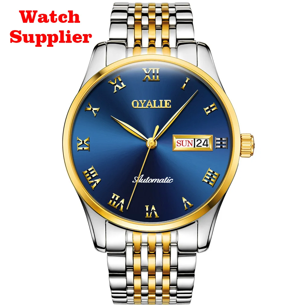 

OYALIE 9780 Men Luxury Watches Fashion Calendar Waterproof Resistant Automatic Mechanical Custom Logo Watches
