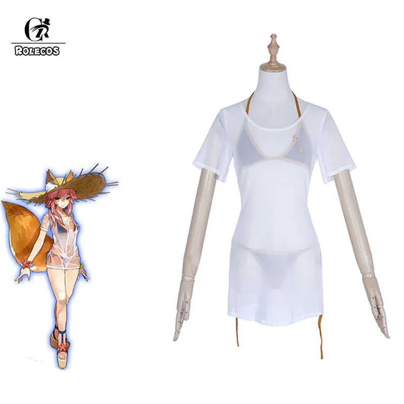 Костюм для косплея ROLECOS из игры Fate Extra FGO костюм тамамо no Mae сексуальный купальник