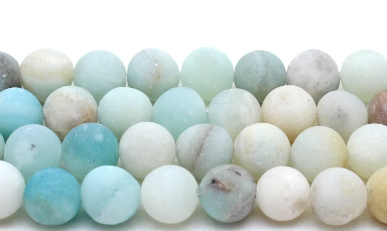 Натуральный Матовый цветочный камень amazon незакрепленные бусины | Украшения и