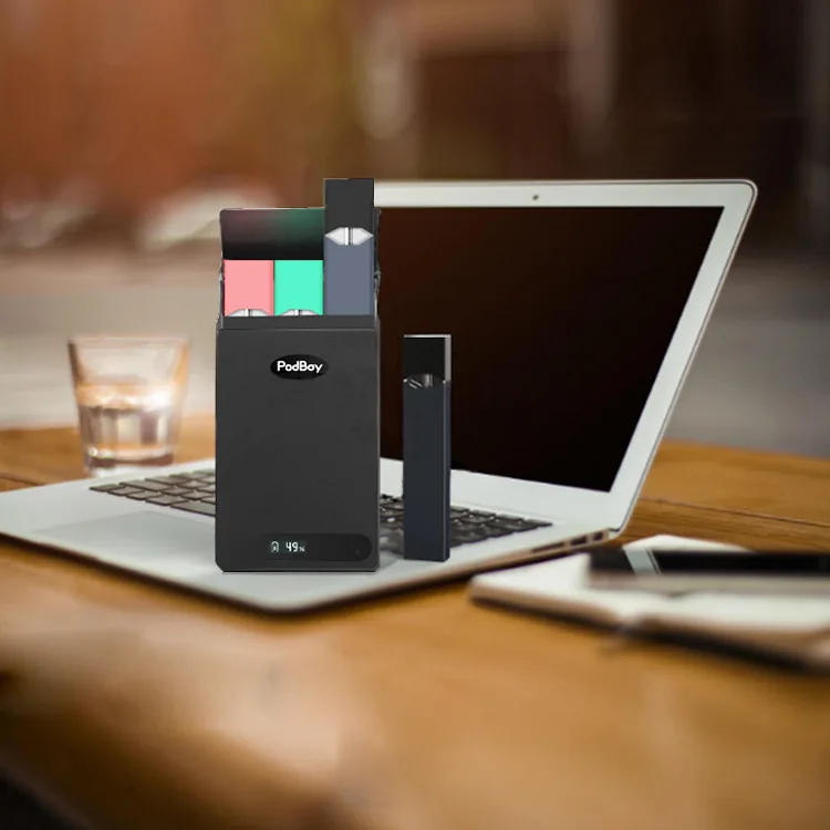Портативный 1500mah блок зарядного устройства для Juul00 pod зарядный чехол держатель для хранения со светодиодной индикаторной подсветкой подходит Juul vape ручка
