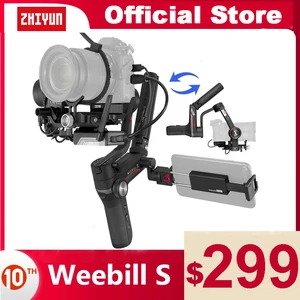 ZHIYUN официальный weeball S 3-осевой карданный Ручной Стабилизатор передача изображения для Canon Sony и т. Д. Беззеркальная камера oled-дисплей