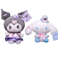 10 20cm anime sanrio kawaii lolita style kuromi cinnamorol cute soft plush doll pendant toy for girls gift