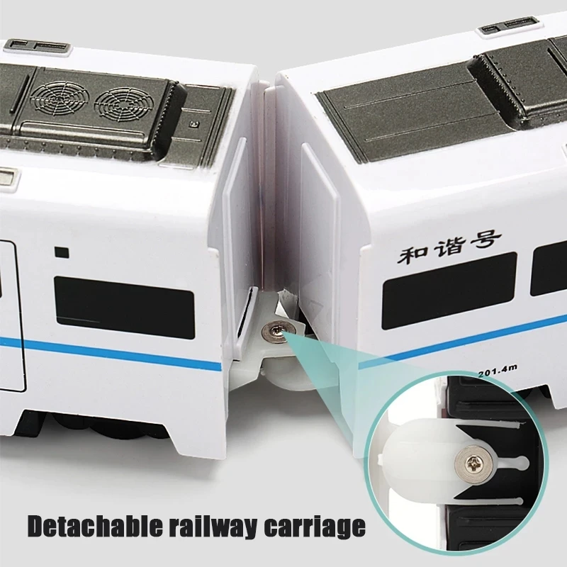 Kids Electric Train Railway Toys For Diecast Simulation Sound Light Music Educational Locomotive Christmas Gift | Игрушки и хобби