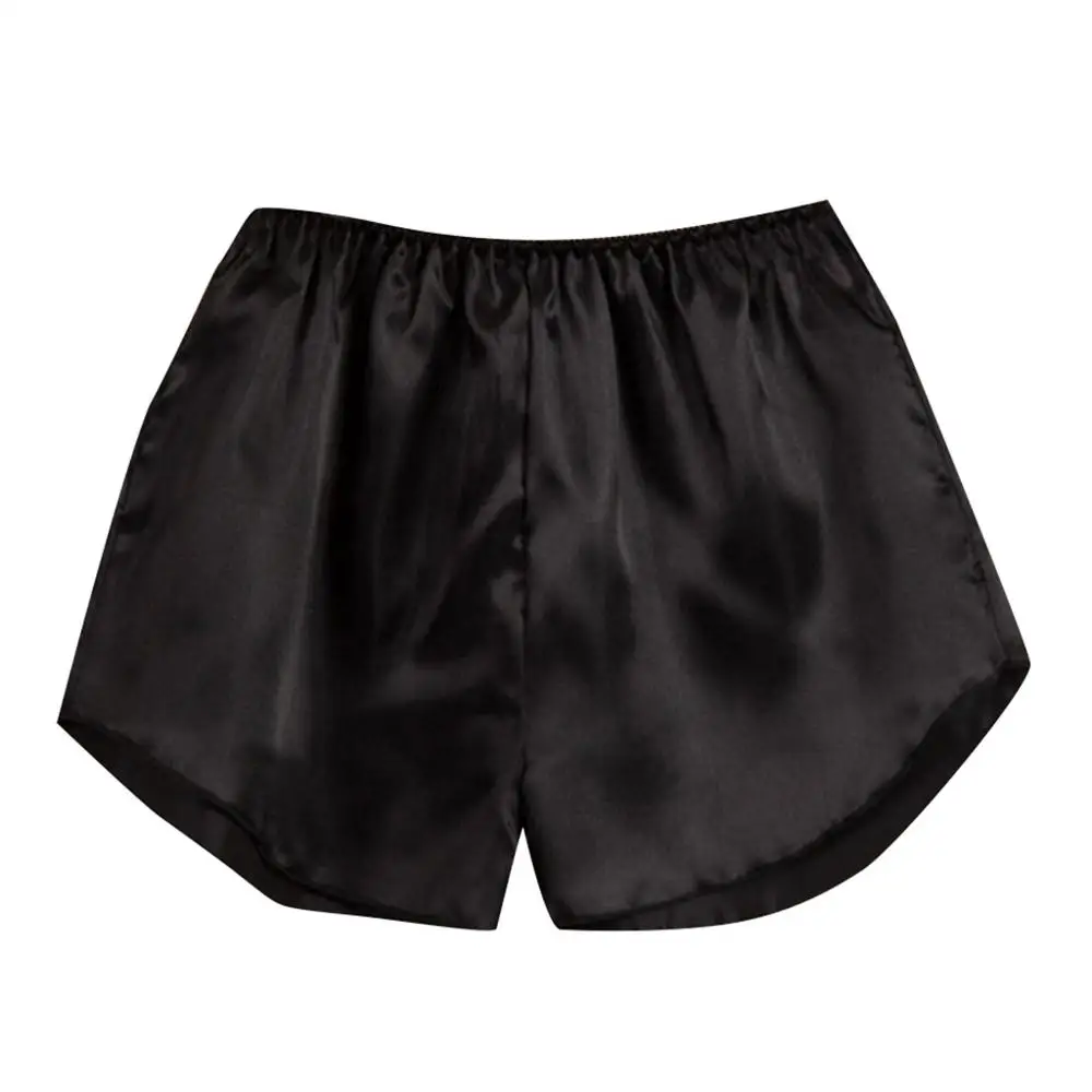 Женские шелковистые штаны Модные Элегантные повседневные пижамные с атласным