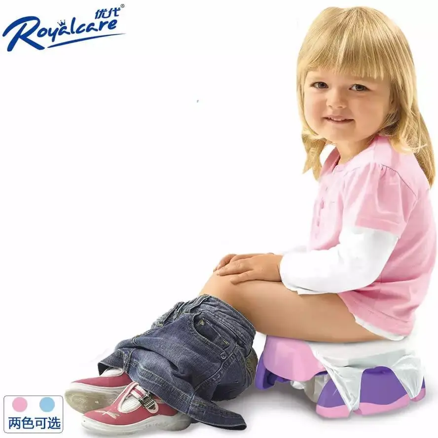 Портативный детский дорожный горшок для автомобиля складной маленький Туалет