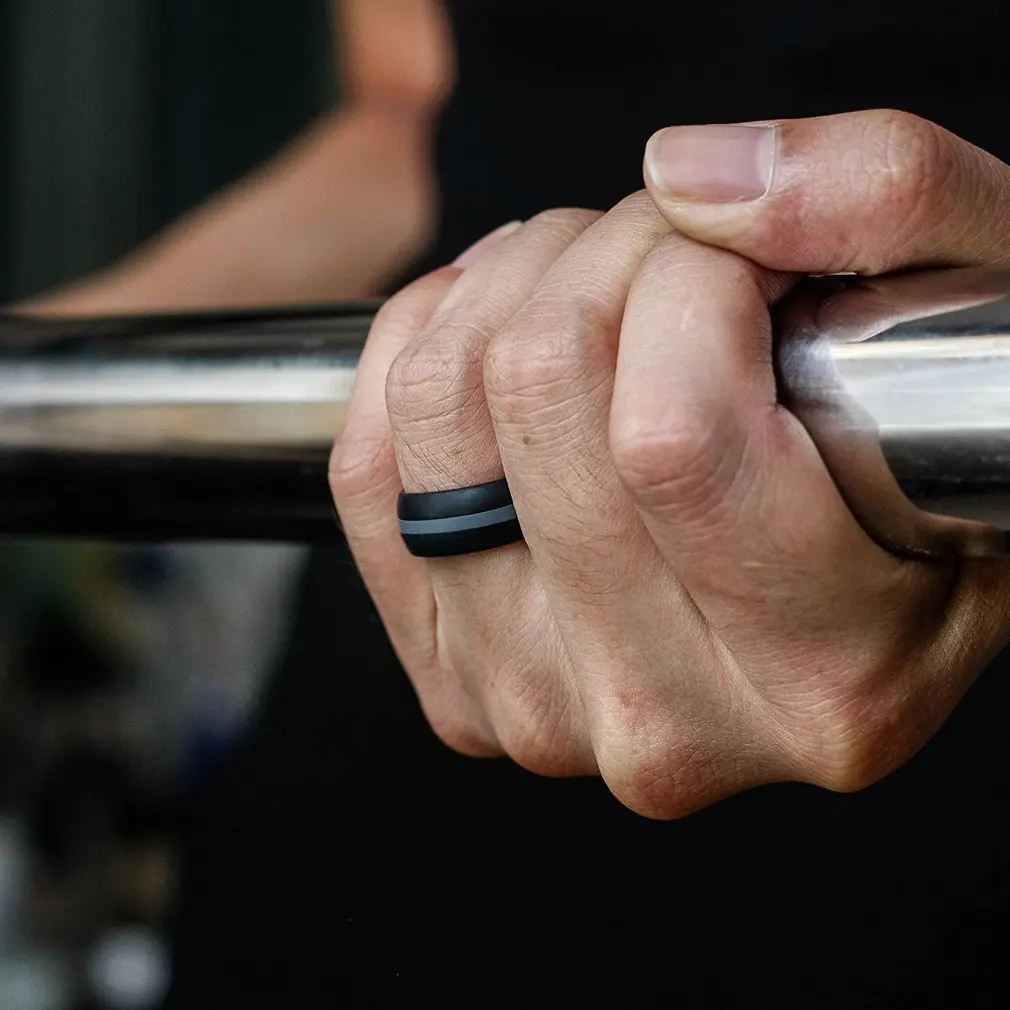 Трехслойное Силиконовое кольцо экологичное 8 мм ширина 2 5 толщина палец для