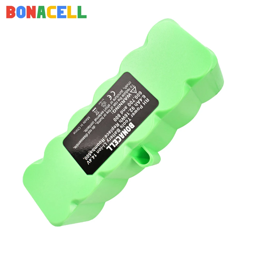 Bonacell 6400 мА/ч 14 4 V Батарея для iRobot Roomba 500 600 700 800 серии пылесос roomba 620 650 770
