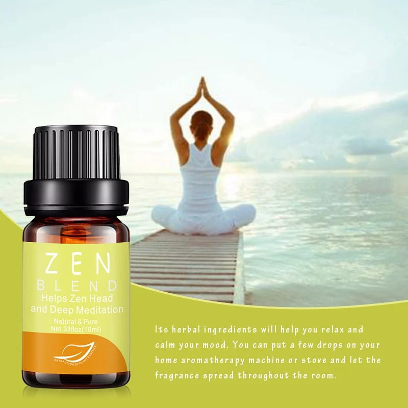 10 мл чистые масла ароматерапия и массаж успокаивают эмоцию Арома масло для