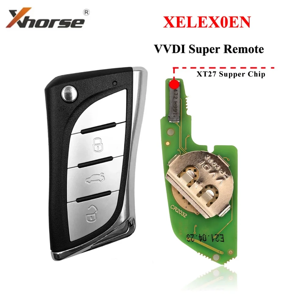 Xhorse XELEX0EN Universal Super Remote Key with XT27A01 XT27A66 Chip XE Series for Lexus Type VVDI2 VVDI Mini Tool | Автомобили и