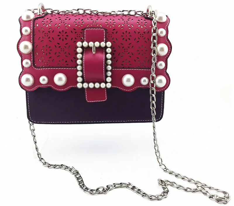 Новое поступление сезон осень комплект из туфель и сумочки синего цвета в