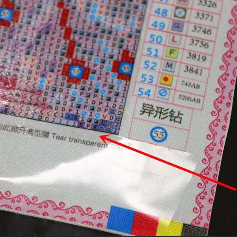 

Diamond painting protective film dustproof isolation anti-dirty plastic paper transparent release film Diamond painting Tool