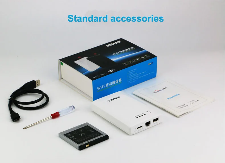 1 шт./лот blueendless 4000 мАч Внешний аккумулятор беспроводной костюм для Hdd ssd корпус WiFi