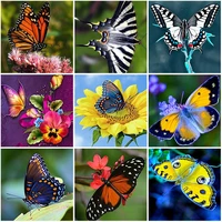 diy butterfly 5d diamond painting full square drill mosaic animal diamond embroidery picture rhinestone home decoration gift