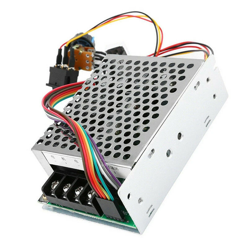 DC10-55V 100A 5000 Вт Реверсивный двигатель постоянного тока регулятор скорости PWM управление мягкий Пуск регулируемый привод модуль