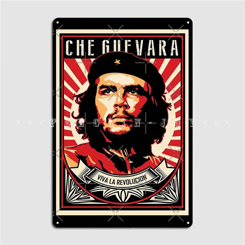 Металлический знак Che Guevara Viva La Revolution на заказ таблички для клувечерние в гостиную