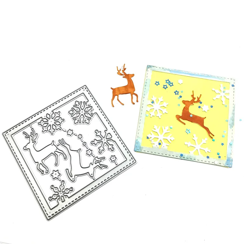 Пресс формы Julyarts в виде рождественского оленя 2020 форма для сделай сам