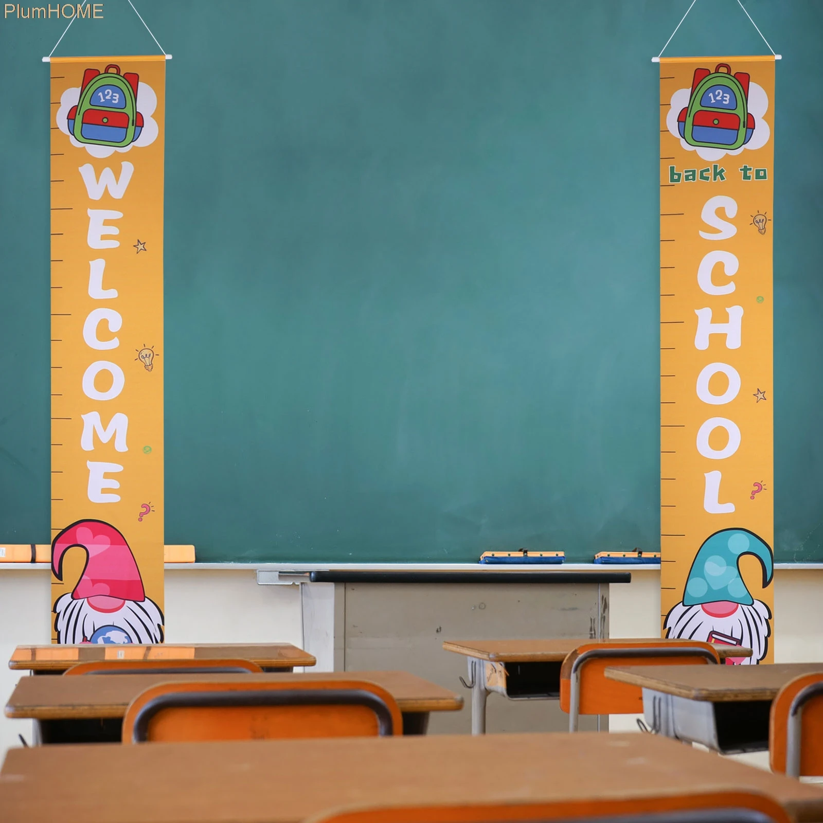 

Welcome Back To School Banner, Back To School Party Decorations Porch Sign Hangi