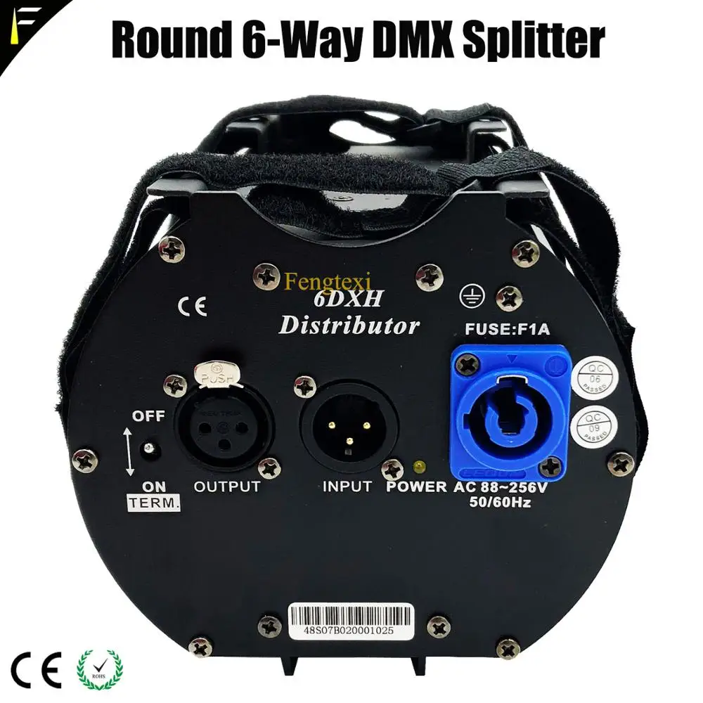 Диско световое оборудование беспроводной 6 DX DMX способ дистрибьютора с neutrik 3pins XLR