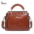 FUNMARDI Модные маленькие сумки с клапаном для женщин, Сумка с двойной молнией, дизайнерские сумки через плечо, Женские винтажные сумки на плечо WLHB2018