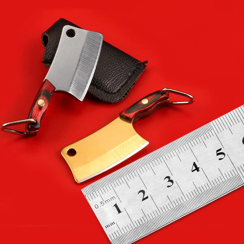 Mini Knife Keychain Portable Tool Beer Glass Simulation Food Handicraft Key Women Men Jewelry Accessories Gift | Украшения и