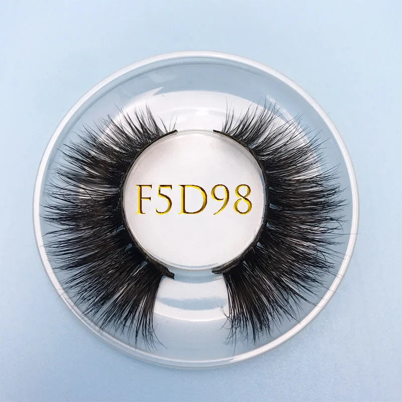 F5D98 Заказная коробка MIKIWI 5D натуральные длинные толстые накладные ресницы 5D94 большой объем норковые ресницы мягкие драматические ресницы крест-накрест - Цвет: F5D98