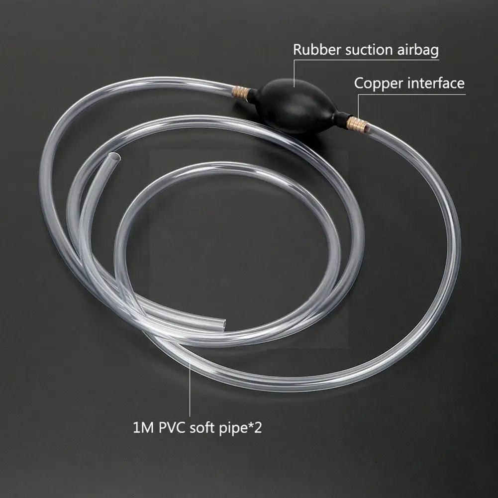 

Car Cleaning Tools Hand Siphon Pump Fuel Oil Sucker Gasoline Pumping Pipe Hose Auto Fuel Extractor Tank Suction Manual Unit G6M5