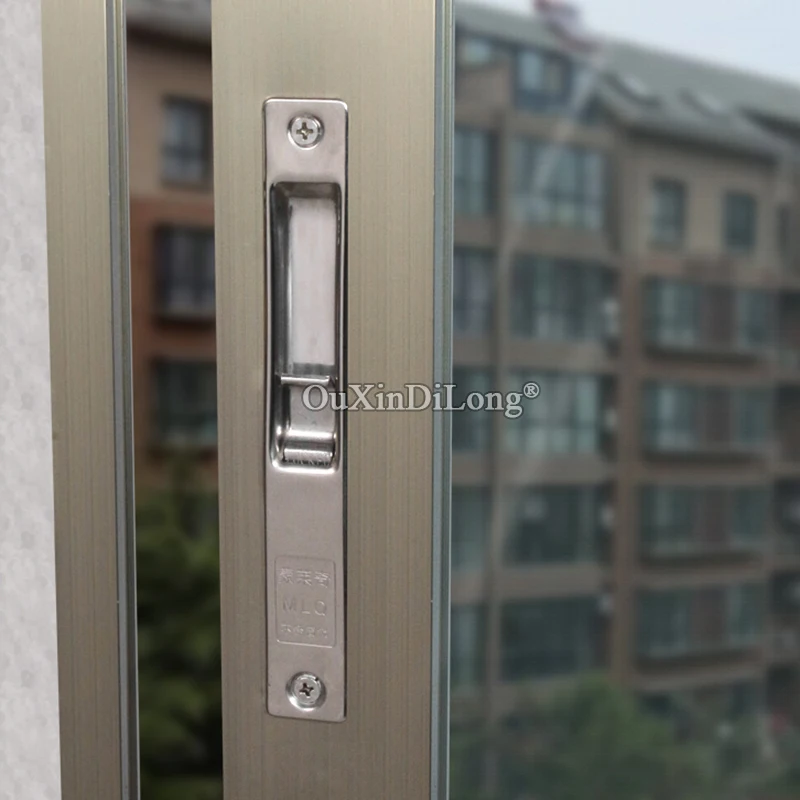 2 шт. замки-Крючки из нержавеющей стали для раздвижных дверей и окон |