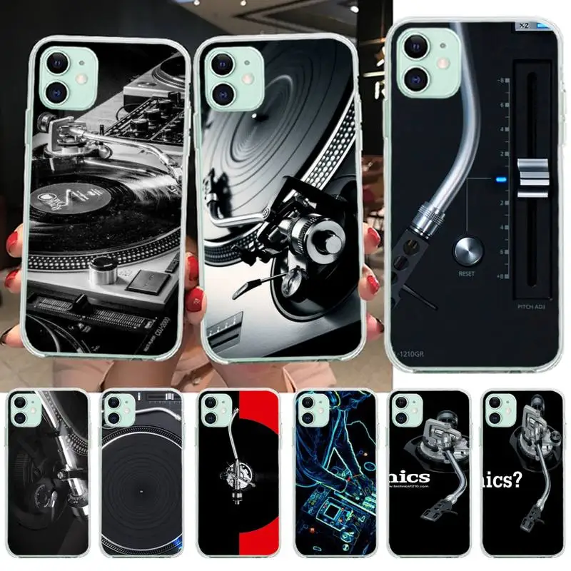 

New Technics 1210s Turntables DJ Customer High Quality Phone Case for iPhone 11 pro XS MAX 8 7 6 6S Plus X 5S SE 2020 XR cover