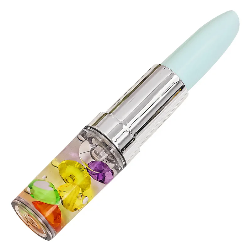 

(4 Pieces/Lot) Lipstick Gel Pen Girlish Primary School Creative Shape Signature Pen Student Gift