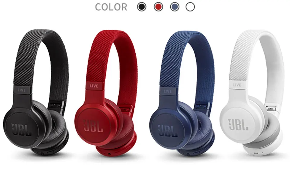 JBL Live 400BT Беспроводные Bluetooth умные наушники AI наушники голосовой помощник Спортивная гарнитура с микрофоном Многоточечное соединение