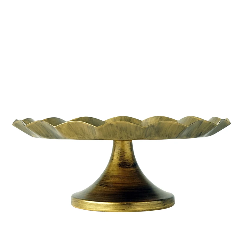 Винтажные золотые подставки для торта S/M/L металлические на свадьбу день рождения