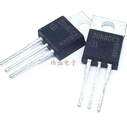 10pcs/lot SPP20N60C3 TO 220 20N60C3|Замыкатели| |