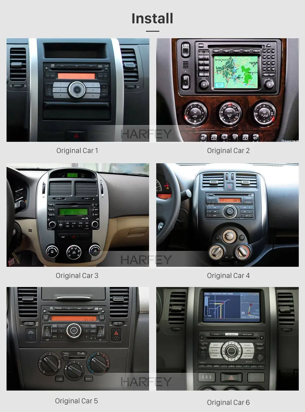 Harfey Универсальный 2 Din Автомобильный gps Авторадио " Android 8,1 HD стерео плеер для Nissan Toyota Kia RAV4 Honda VW hyundai головное устройство