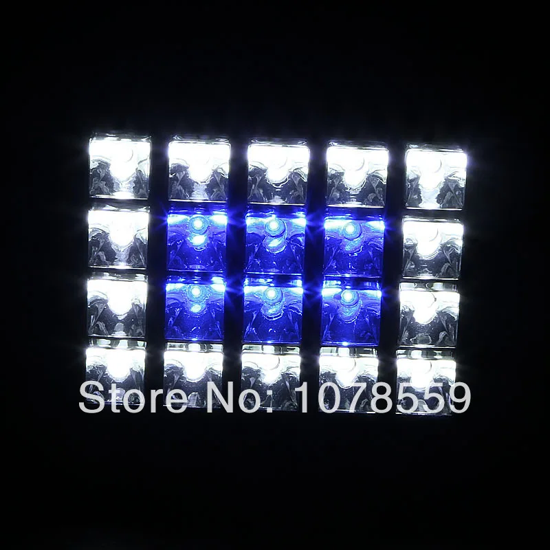 

Newest Sign 60W LED Aquarium Flood Light White Blue Bright For Coral Reef fishes and aquatic animals Tank IP65 20X3W Flood lamp