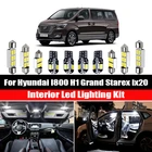 Canbus для Hyundai I800 H1 Starex Grand Starex ix20 JC MPV автомобильное светодиодное Внутреннее освещение комплект номерного знака