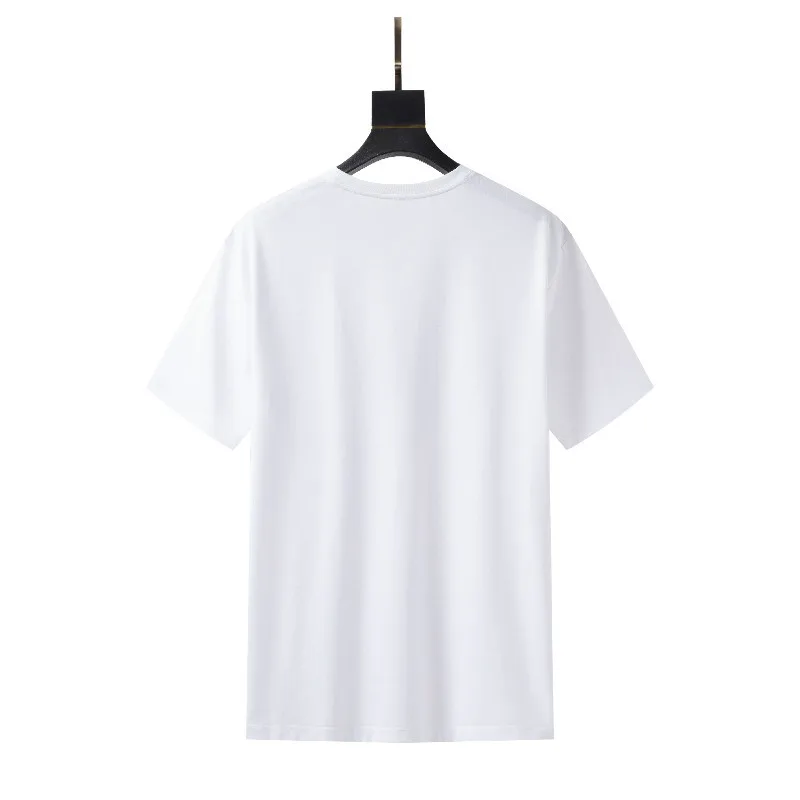 

Summer 2021 new young men's Plus Size Round Neck printed short sleeve T-shirt
