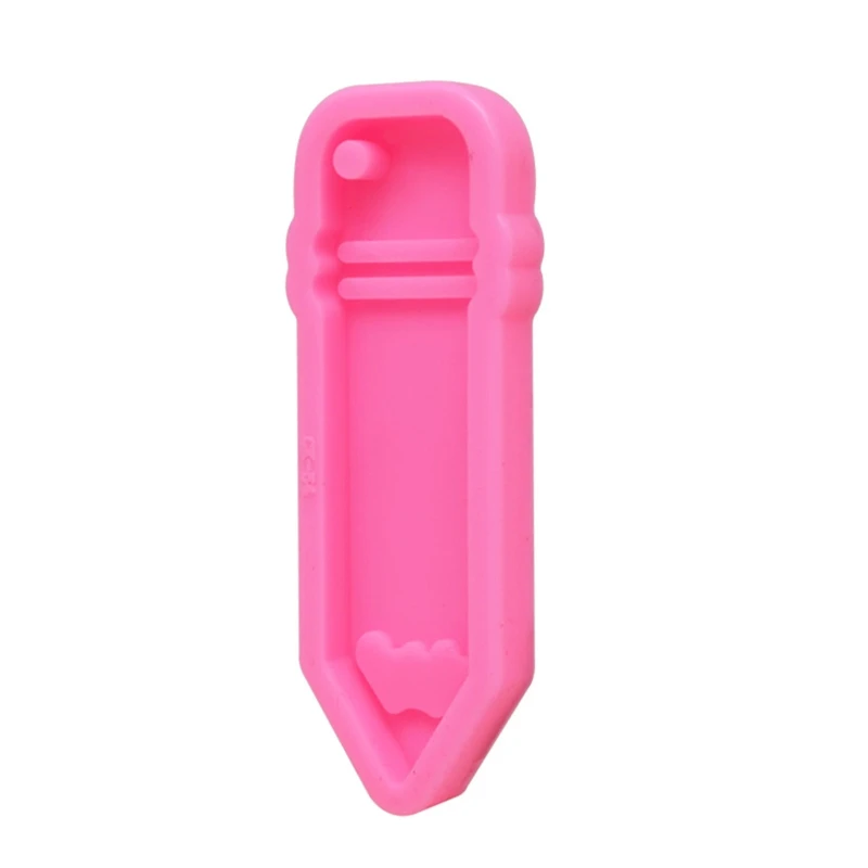 

DIY Super Glossy Pencil Key Chain Casting Silicone Mould Crafts Decoration Keychain Making Tool Crystal Epoxy Resin Mold