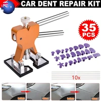 35pcs paintless dent repair car dent puller kit golden dent lifter with puller tabs glue sticks for car body dent repair