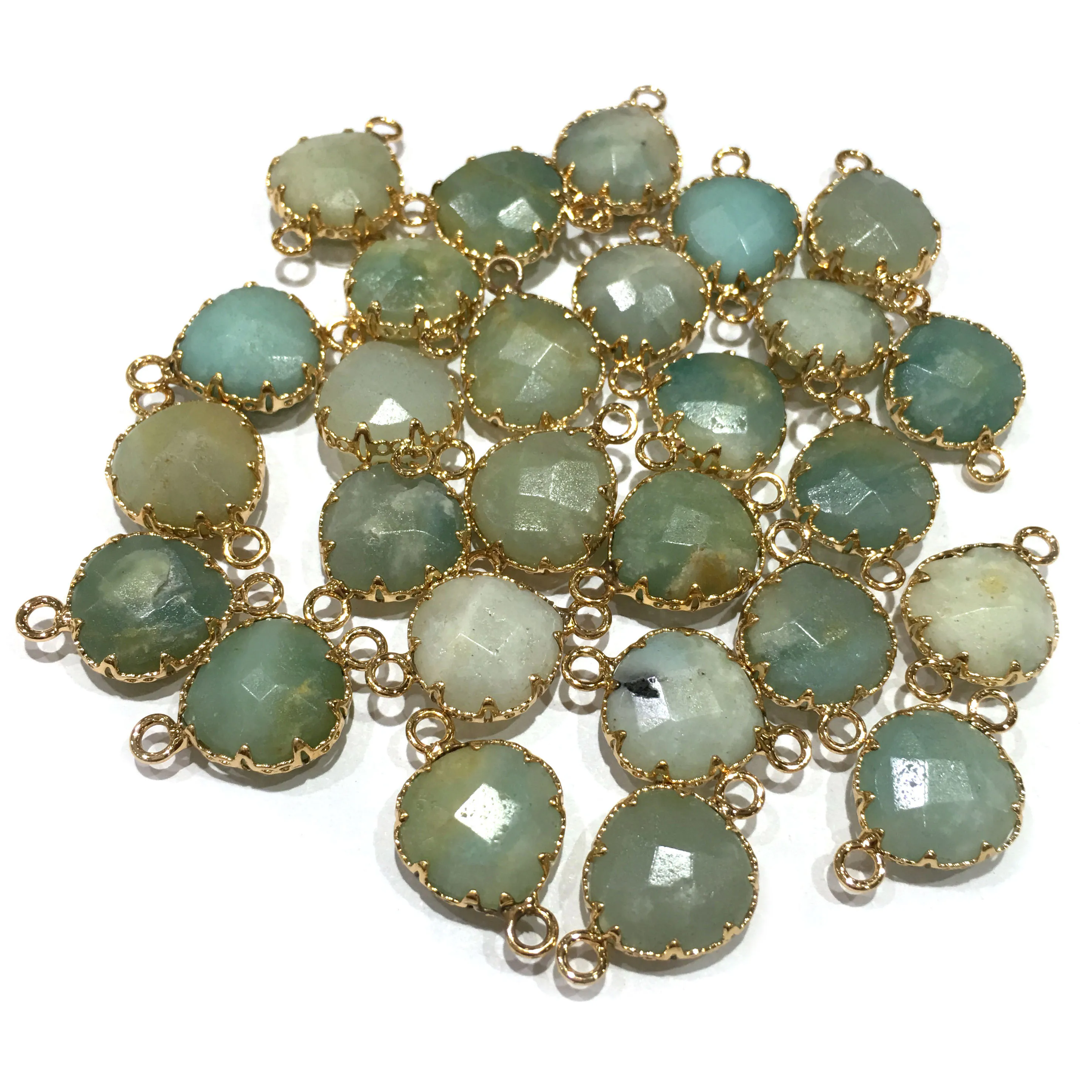 Соединитель из натуральных полудрагоценных камней 5 шт. модные ювелирные изделия