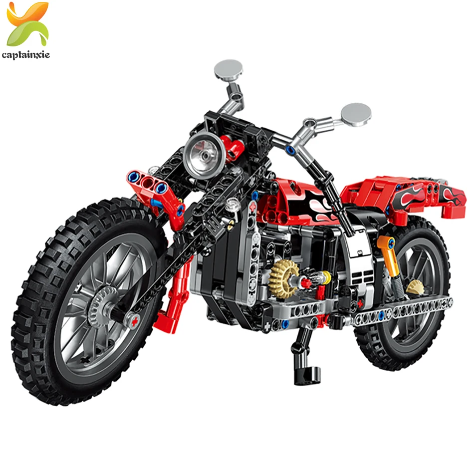 400 шт. Детский конструктор мотоцикл|Блочные конструкторы| |