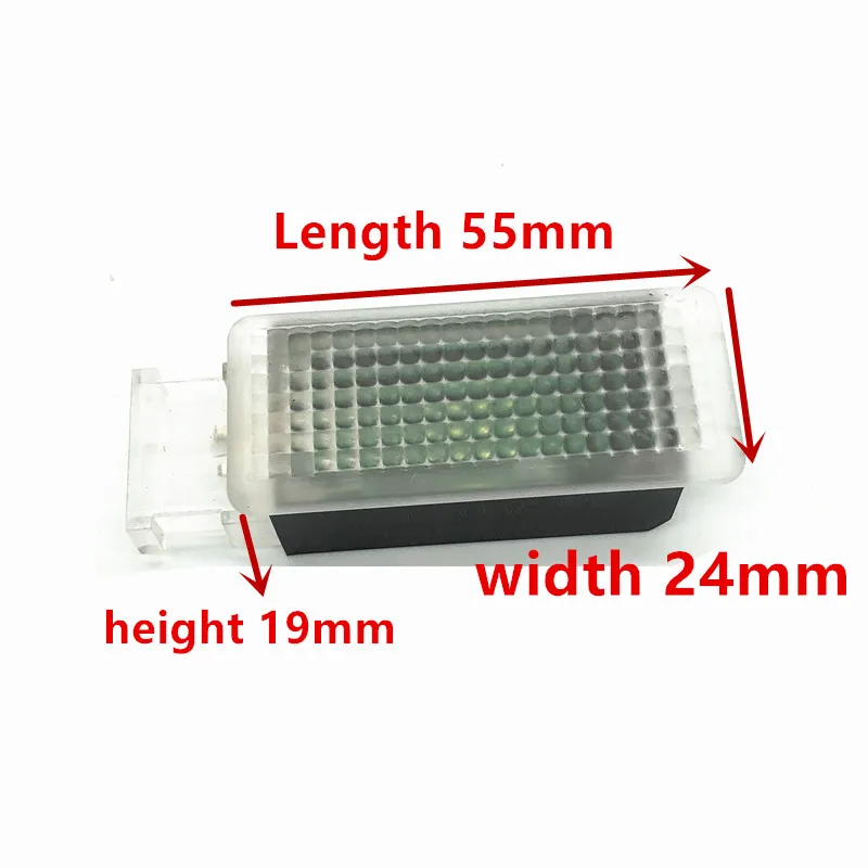 Автомобильный ледяной синий/красный/белый светодиодный светильник для ног