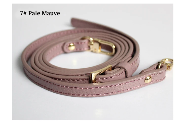 

DIY Women Genuine Leather Bag Strap 1*120CM Bag Accessories For Brand Bag Gold Hardware Adjustable Replacement Straps