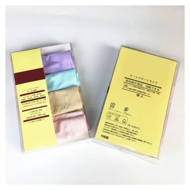 4 шт./корт. MUJI-Style женское хорошее нижнее белье упаковка из бесшовных трусов